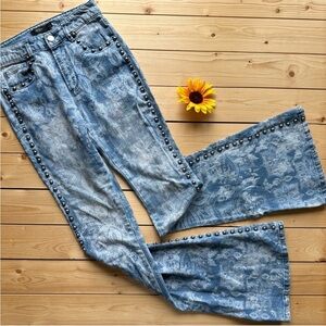 AFRM Flare Wide Leg Jeans